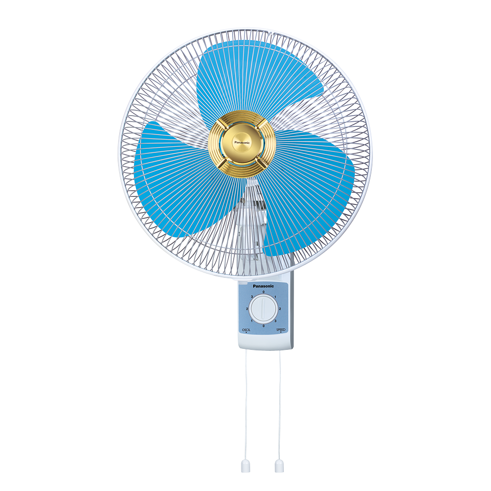 樂聲 Panasonic  F-309UH‧拉繩式掛牆扇‧塑膠扇葉直徑:30厘米/12吋‧香港行貨,原廠1年保養‧