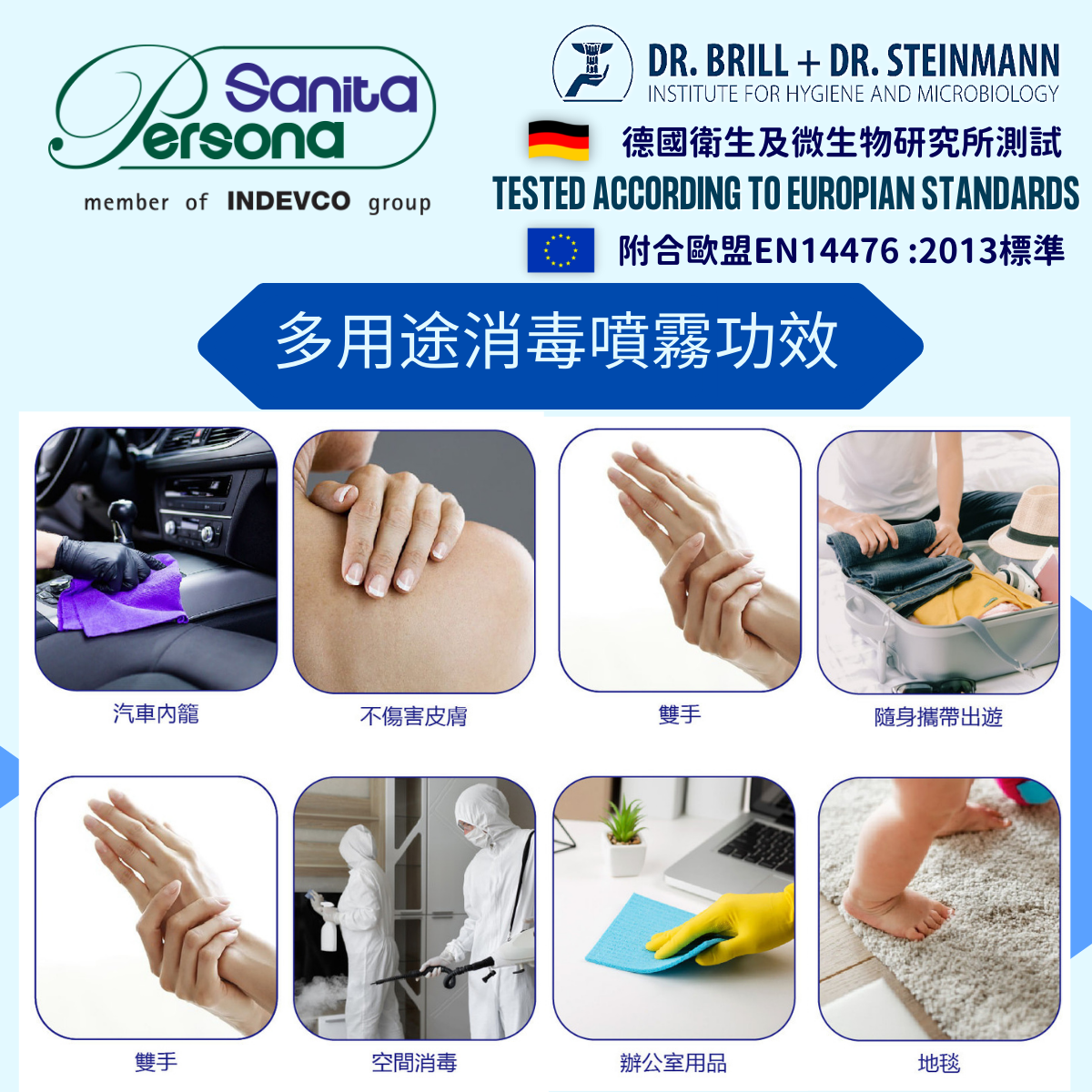 Sanita 全效配方 - 消毒殺菌噴霧 750 毫升 檸檬味