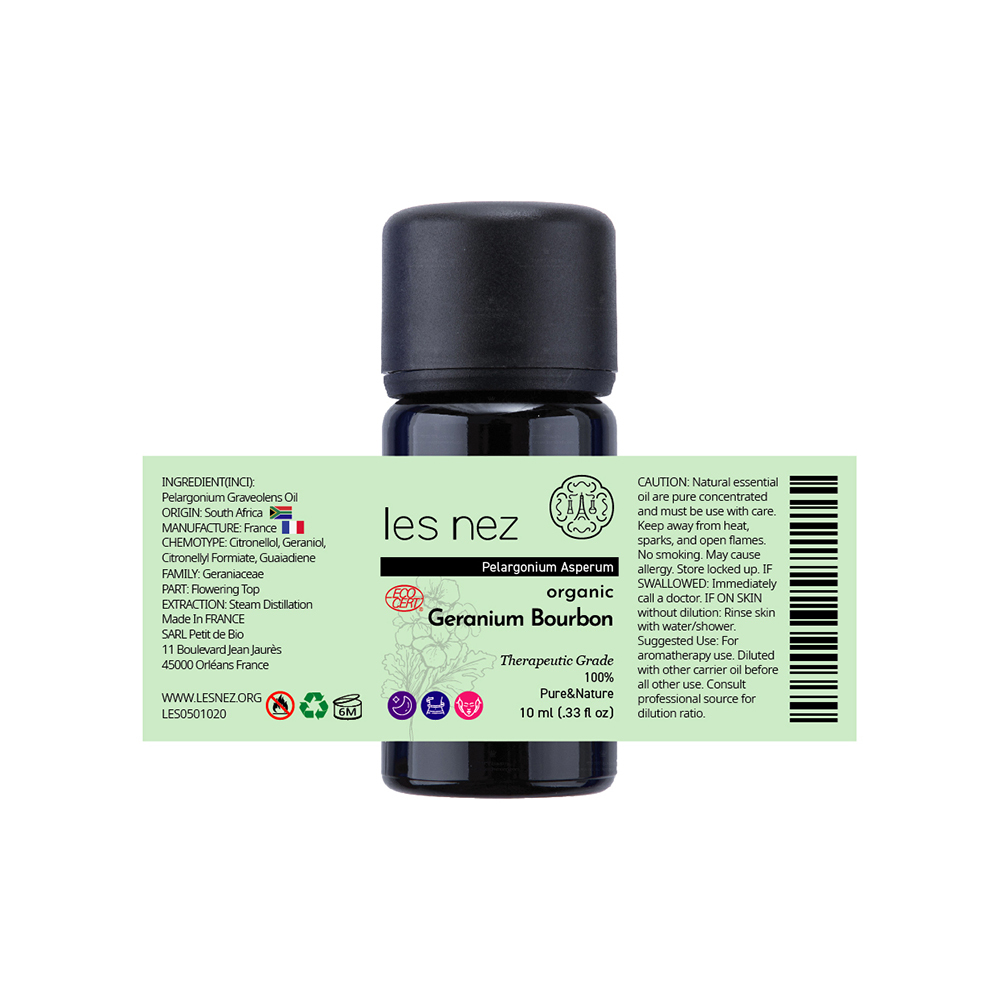 les nez 有機認證 波旁天竺葵精油