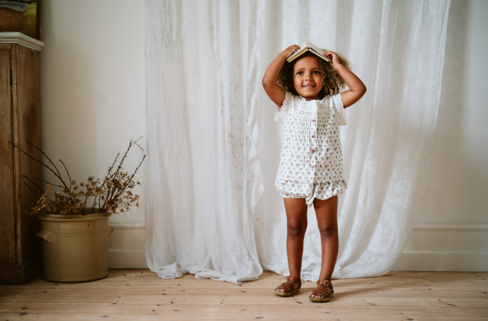 LITTLE COTTON CLOTHES - Charlie Bloomers（Cross Stitch Rose Floral）