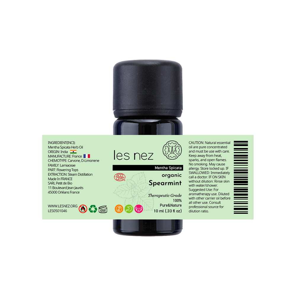 les nez 有機認證 綠薄荷精油