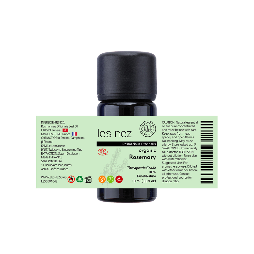 les nez 有機認證 迷迭香精油