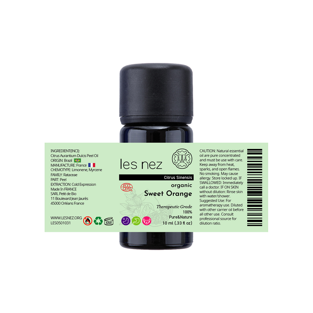 les nez 有機認證 甜橙精油