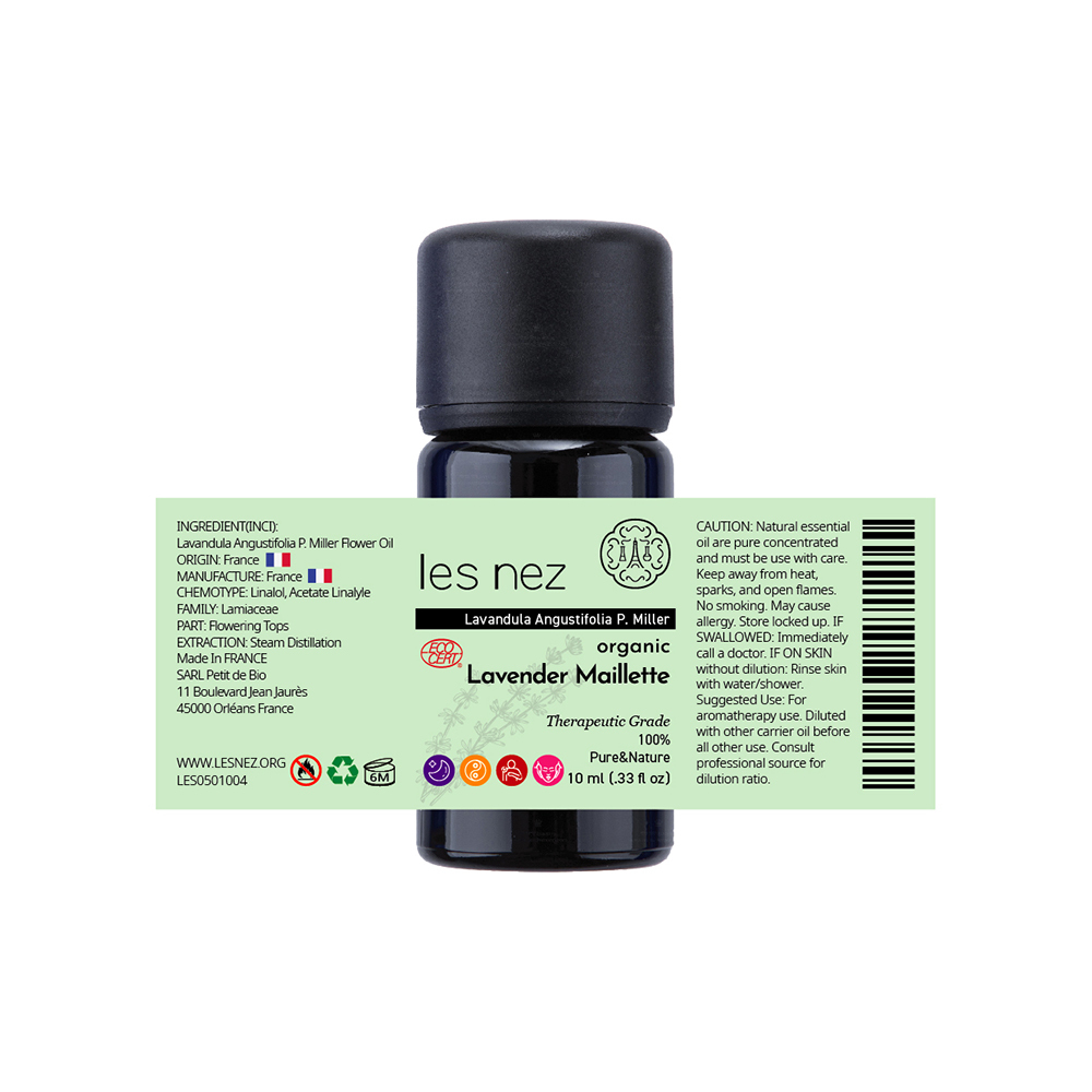 les nez 有機認證 美拉 真正薰衣草精油