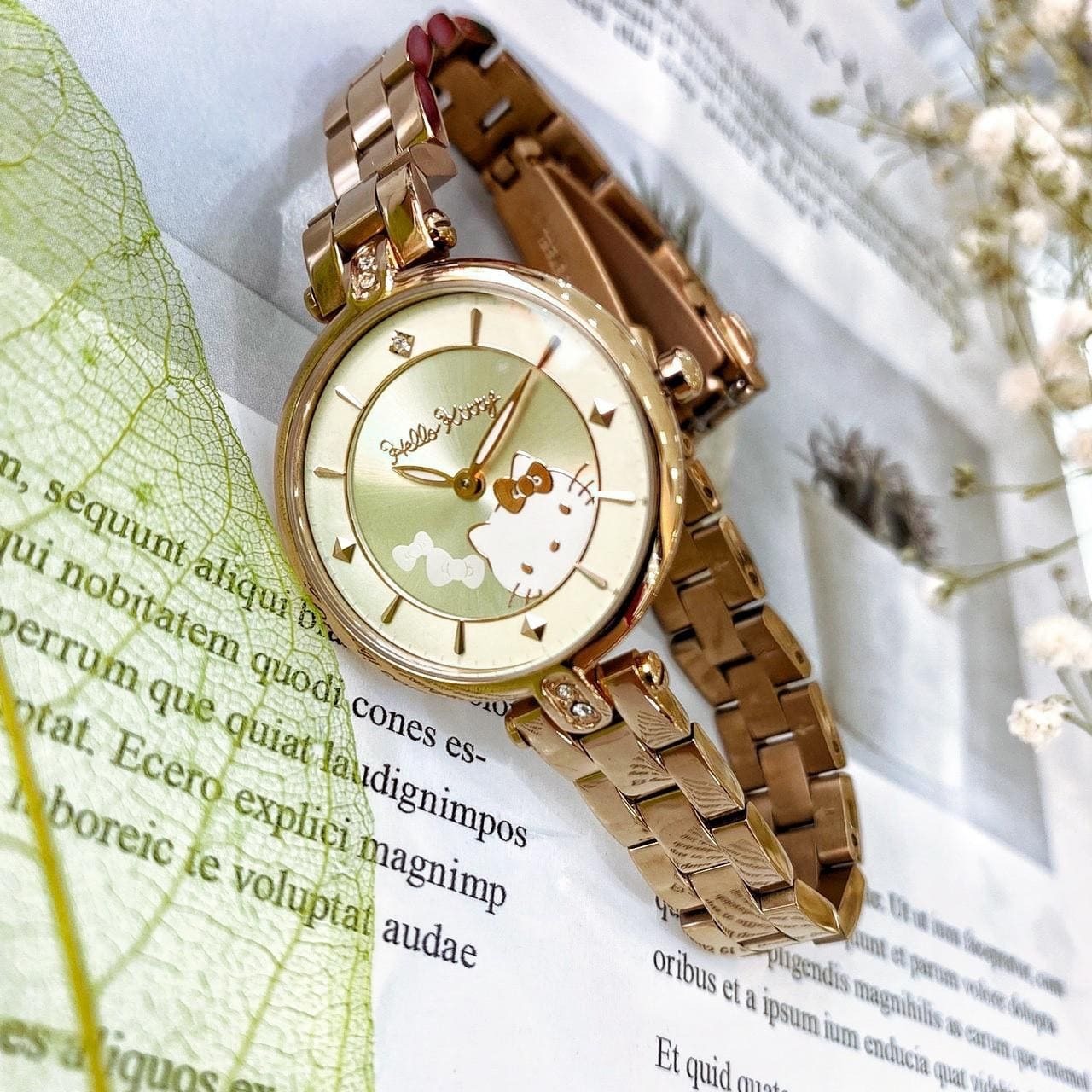 【HELLO KITTY】凱蒂貓 微甜時尚女錶 LK711LRII 30mm 現代鐘錶