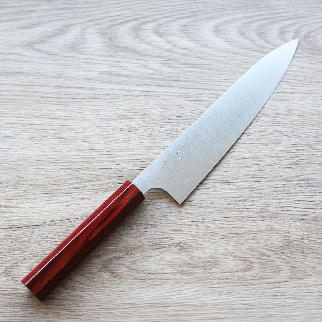 小林包丁SG2 磨き 赤パッカー柄 牛刀210㎜ 小林包丁SG2 磨き 赤パッカー柄 牛刀210㎜ 小林包丁 Kei Kobayashi