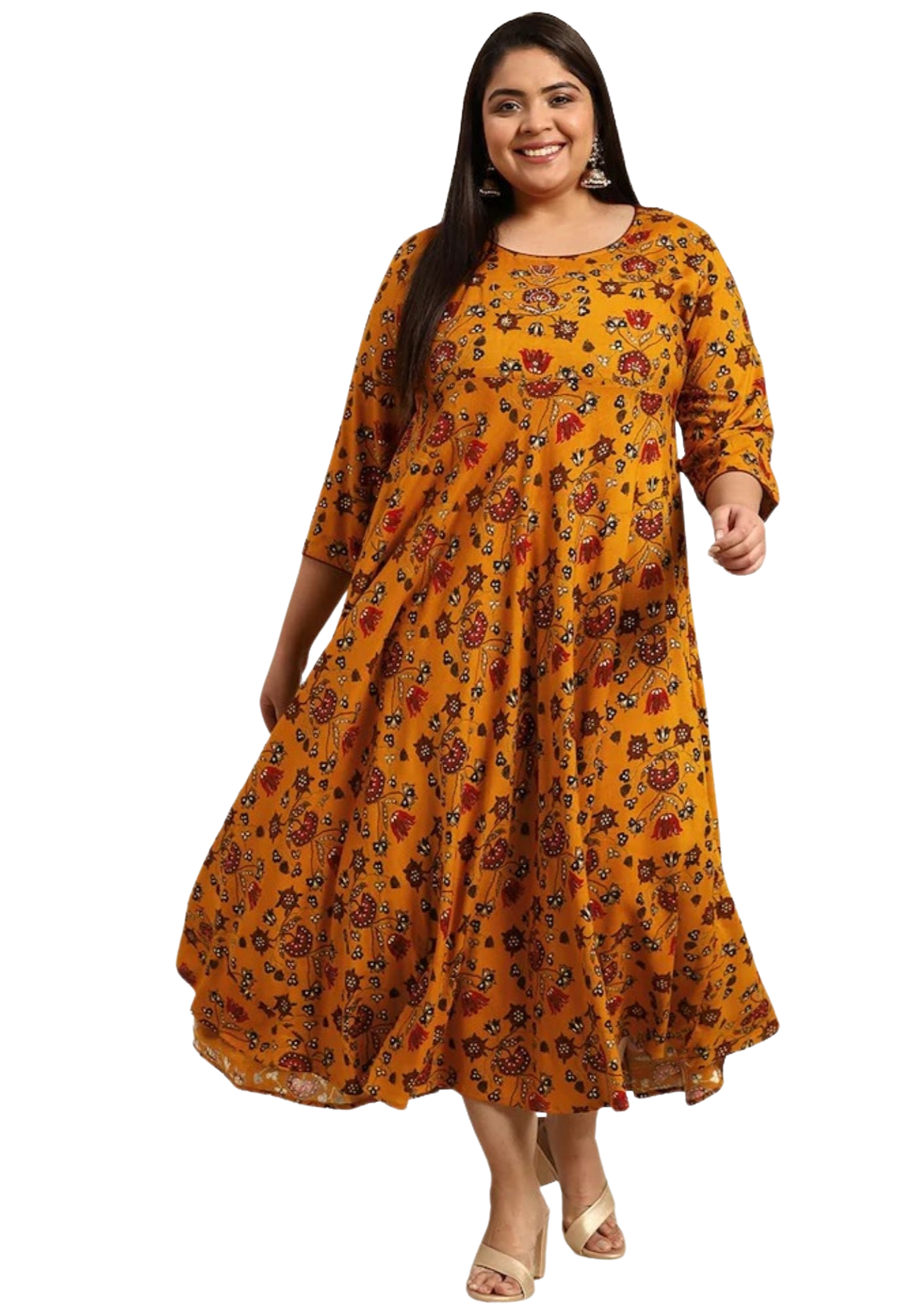 WOMEN PLUS SIZE GOWN / LONG DRESS- LJE159