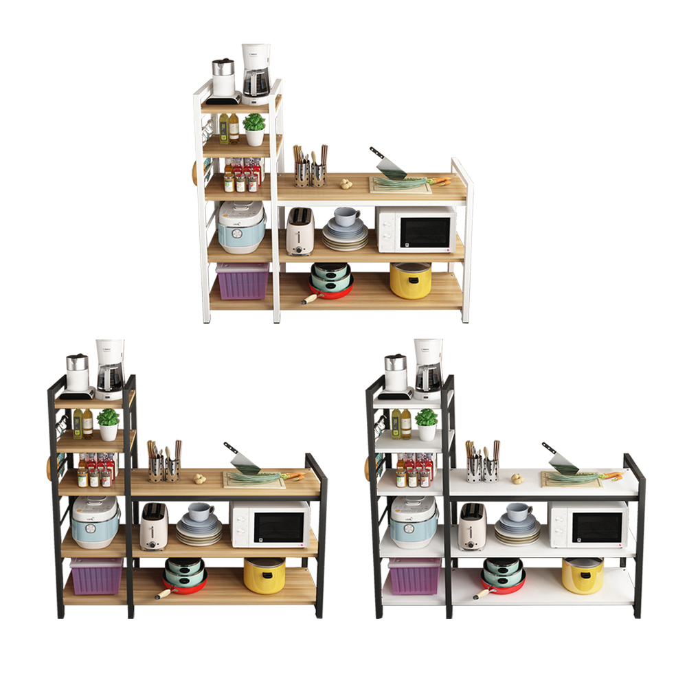 【慢慢家居】廚房多功能分層電器置物架(W120xD40xH140cm)