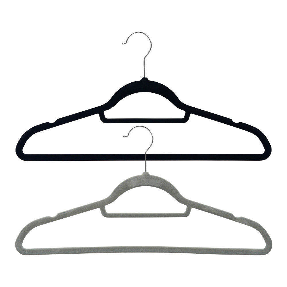 TRENY 植絨衣架-10入