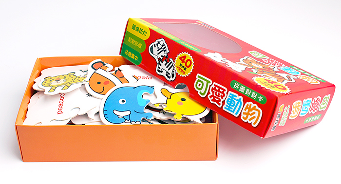 拼圖對對卡-水果食物