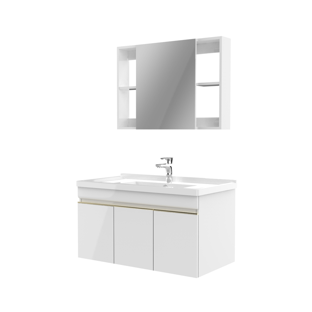 浴櫃推薦型號 BC6010-090 落地式浴櫃 *