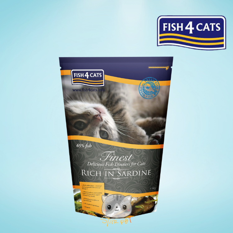 Fish4Dogs Finest Sardine Complete Dry Food 6kg (4x1.5kg)