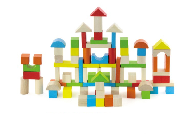 VIGA 80粒積木桶 #50333