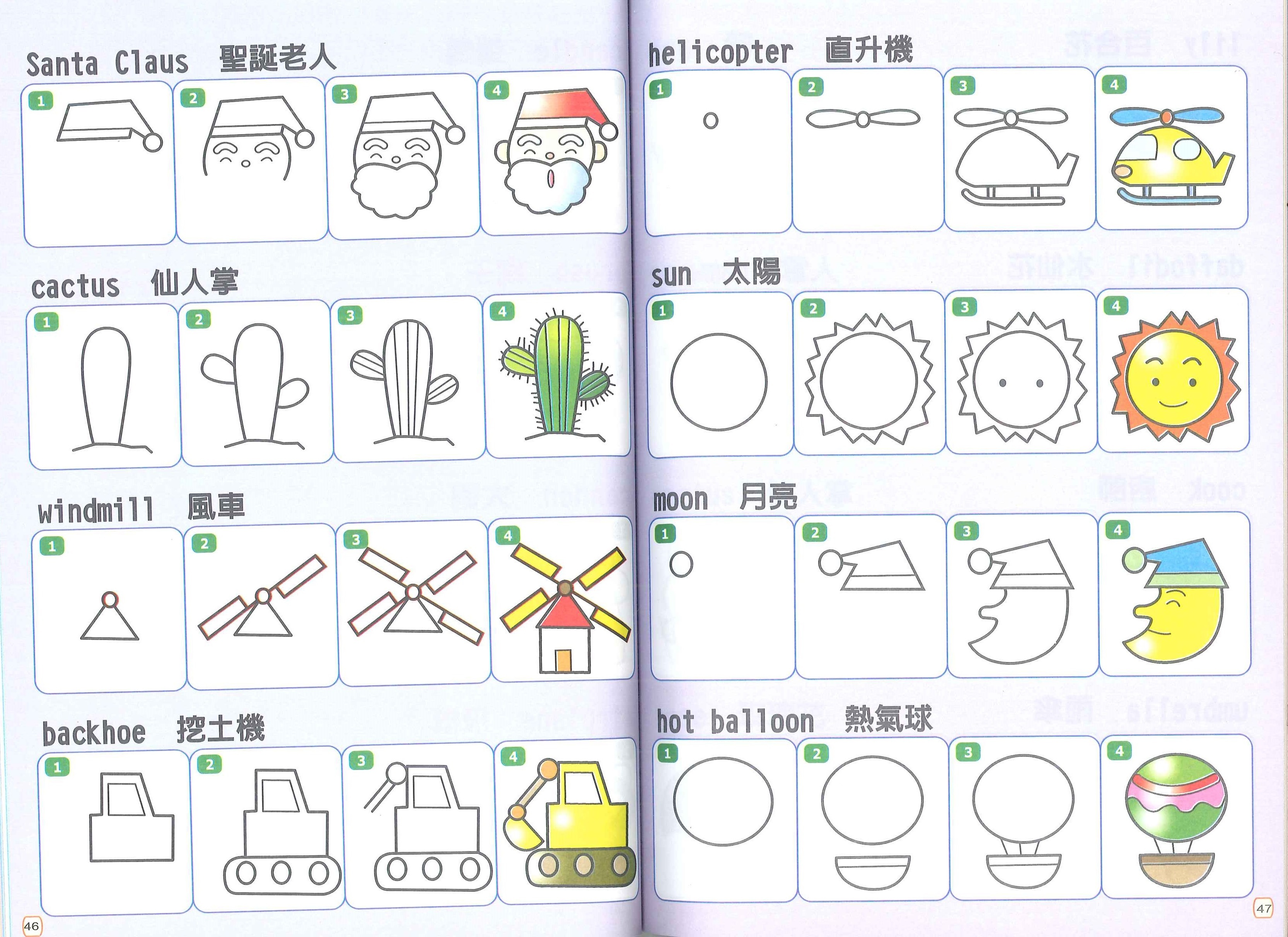 卡通簡筆畫法 - 綜合篇