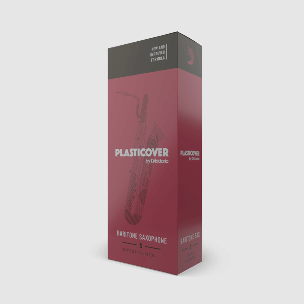 PC-BS 美國 RICO Plasti Cover Baritone 上低音 薩克斯風竹片 黑竹片