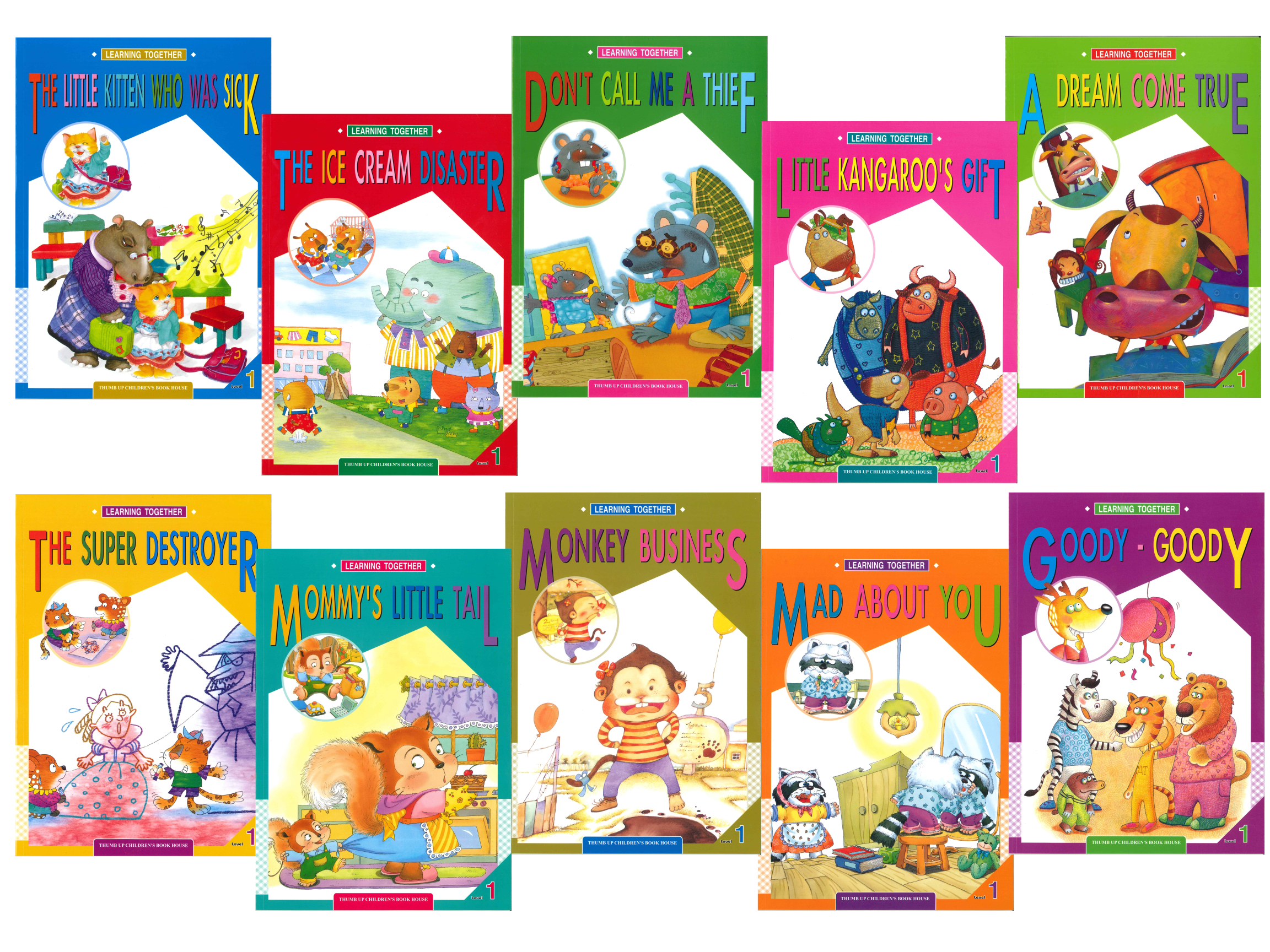 Learning Together Level 1 - 全英文套裝故事 (10 Books)