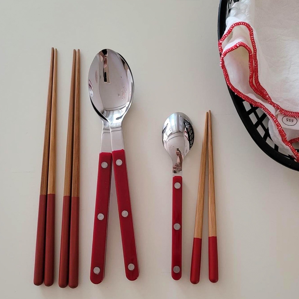 SABRE x Yamachiku 品牌聯合 | 餐具兒童組 - Bistrot 藍色