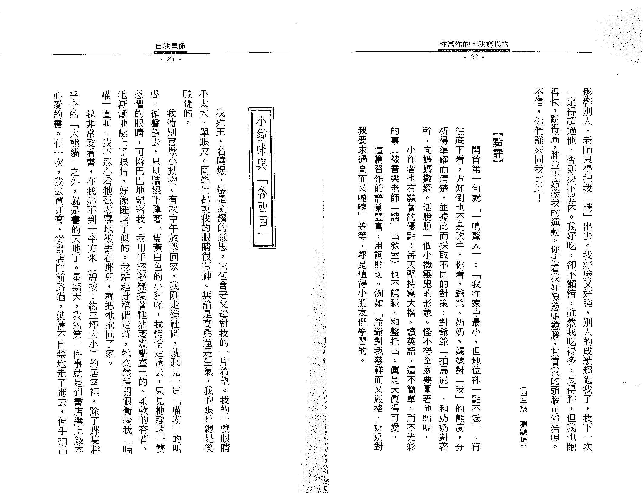 你寫你的我寫我的