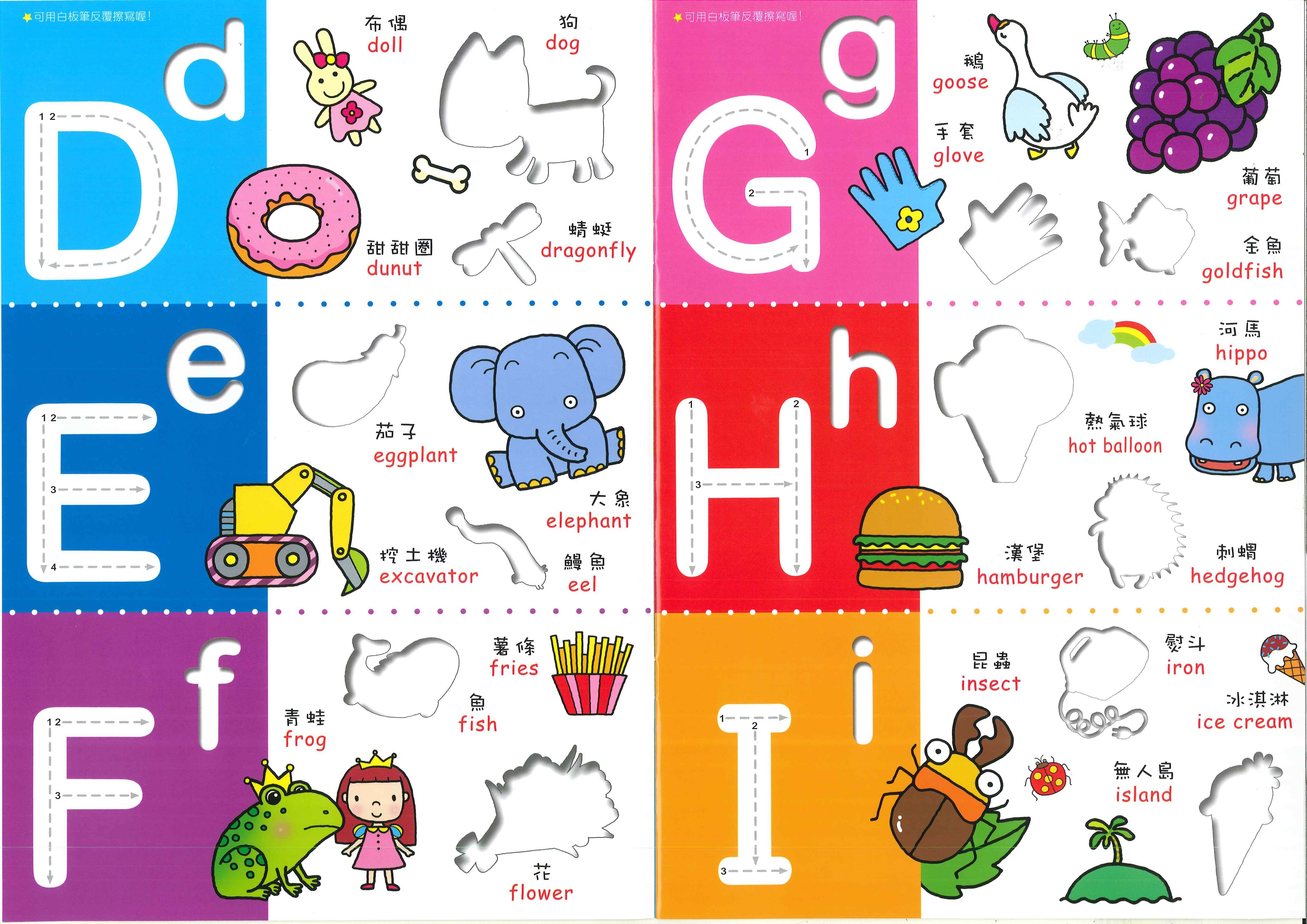 IQ學習貼紙書-ABC