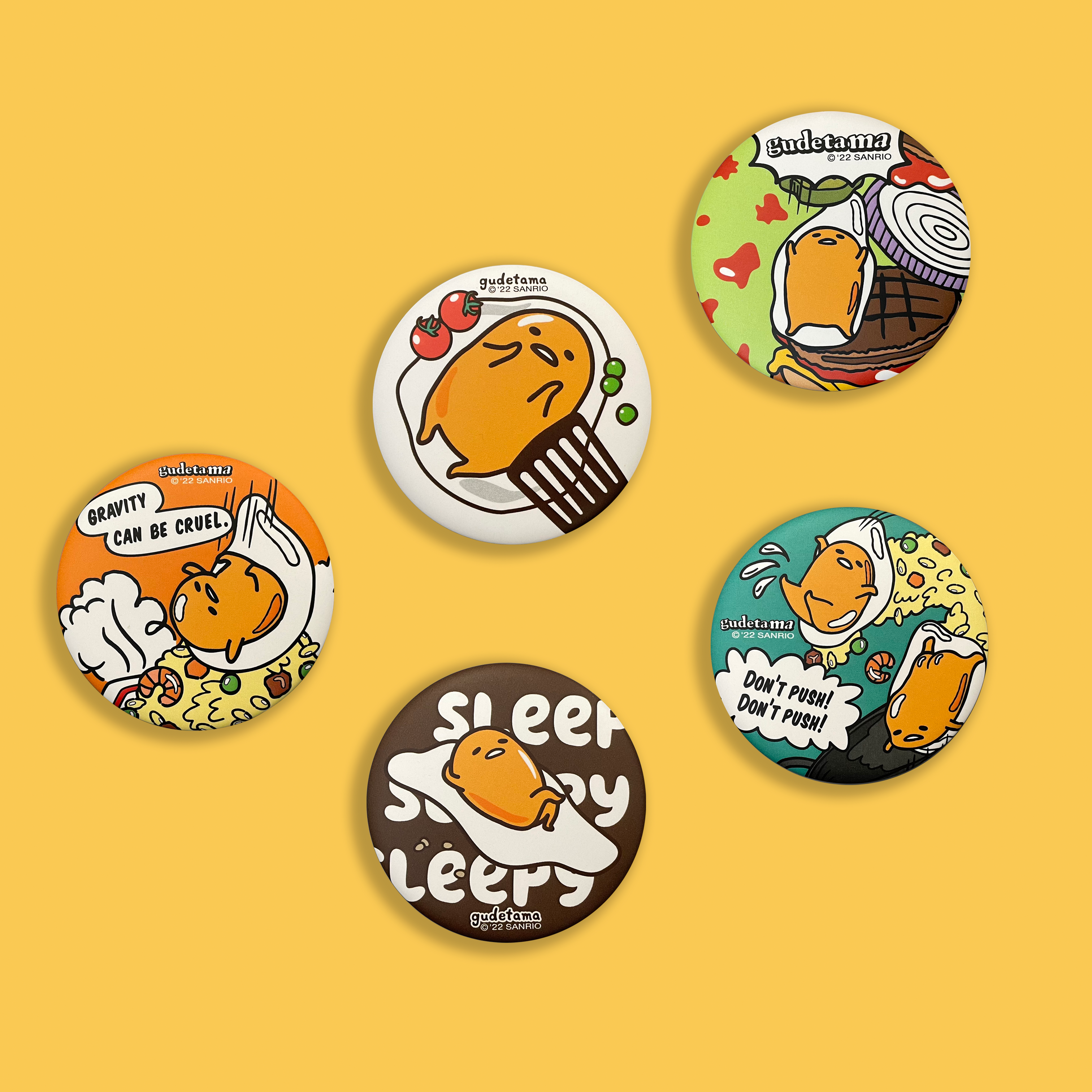 蛋黃哥-胸章 (五款)