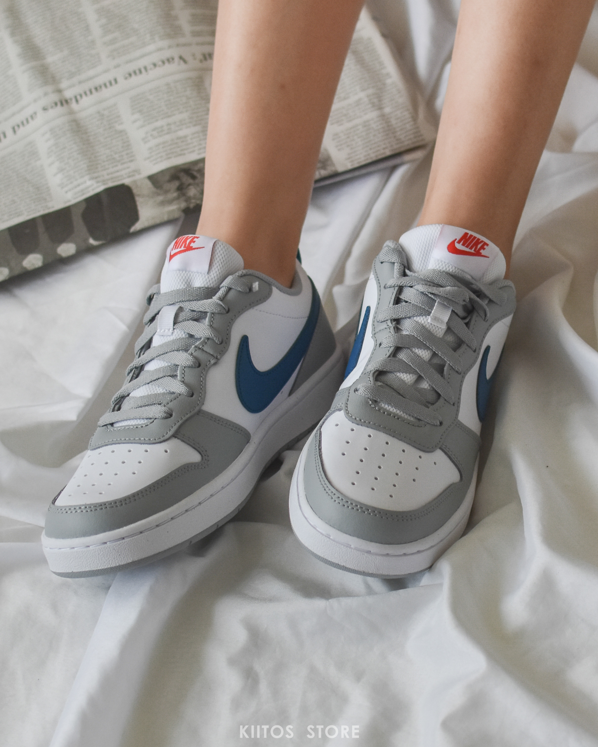 【現貨】Nike Court Borough Low 灰白藍 BQ5448-117