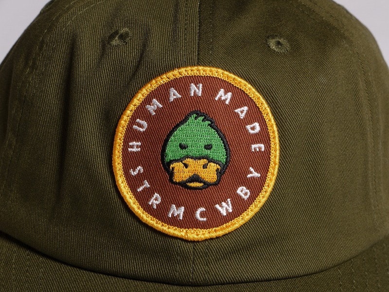 HUMAN MADE 6PANEL TWILL CAP #1 BROWN 鴨子橄欖綠男女款HUMAN-0