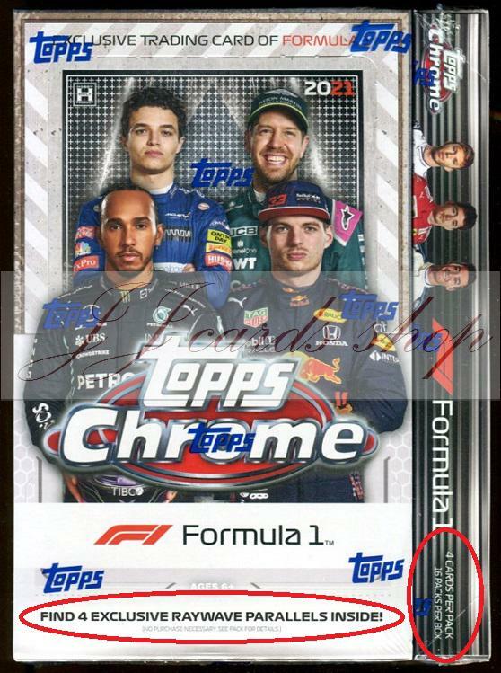 2021 Topps Chrome Formula 1 HOBBY LITE 一級方程式F1 賽車卡卡盒