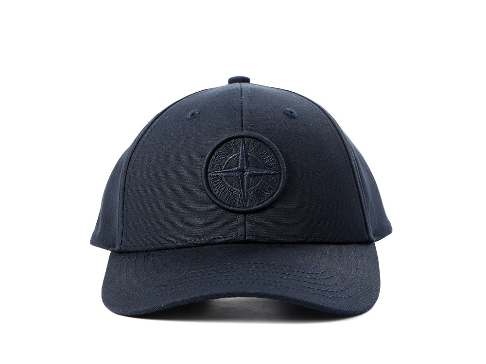 Stone Island 石島 22ss 刺繡LOGO 海軍藍  帽子 鴨舌帽 761599661 V0020-B21