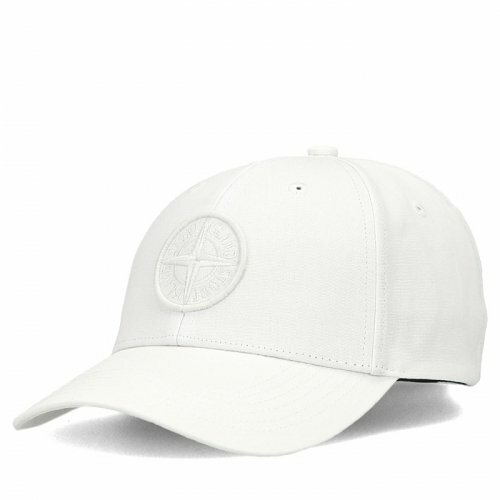 Stone Island Wapen Compass Logo 白 帽子 棒球帽 鴨舌帽  761599661 V0001