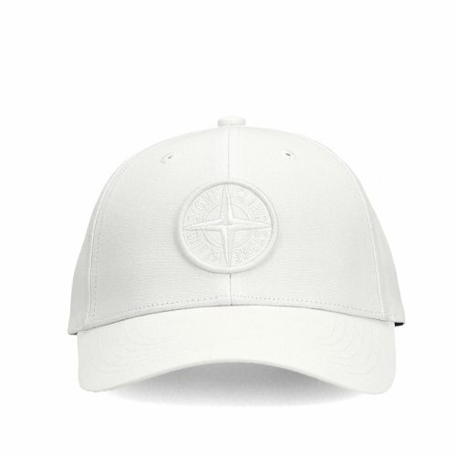 Stone Island Wapen Compass Logo 白 帽子 棒球帽 鴨舌帽  761599661 V0001