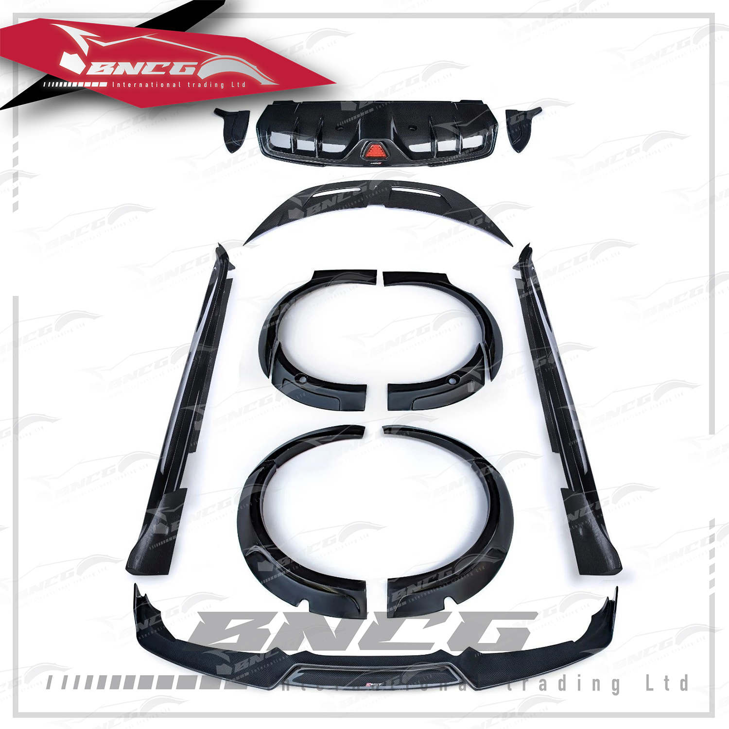 保時捷 Porsche Taycan CMST 全車大包圍 乾碳纖維 前導流 後導流 側裙 尾翼 包角 輪弧