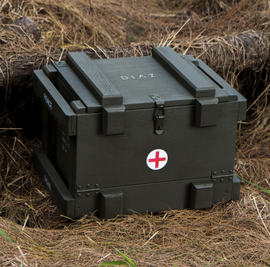 Diaz Peace Dove 機露收納箱 軍綠 軍箱 露營收納箱 露營 野營