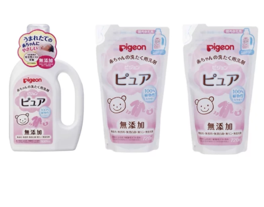 Pigeon 無添加洗衣液 800ml + 720ml x 2