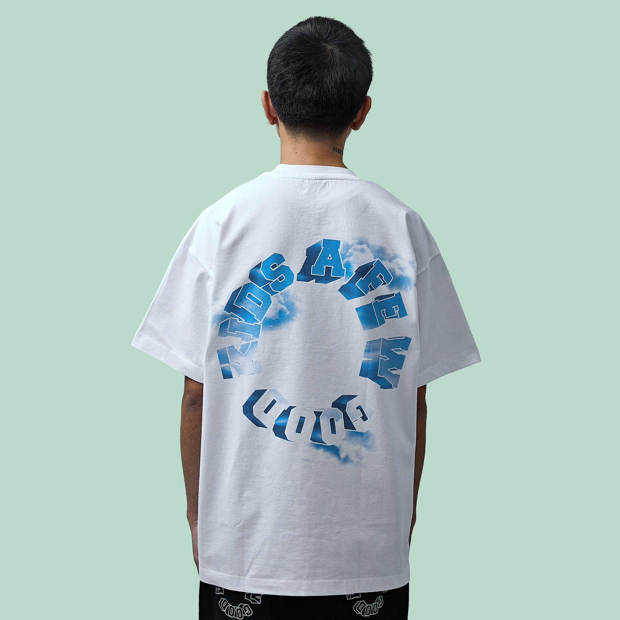 AFGK 白色天空圖像短袖 A FEW GOOD KIDS