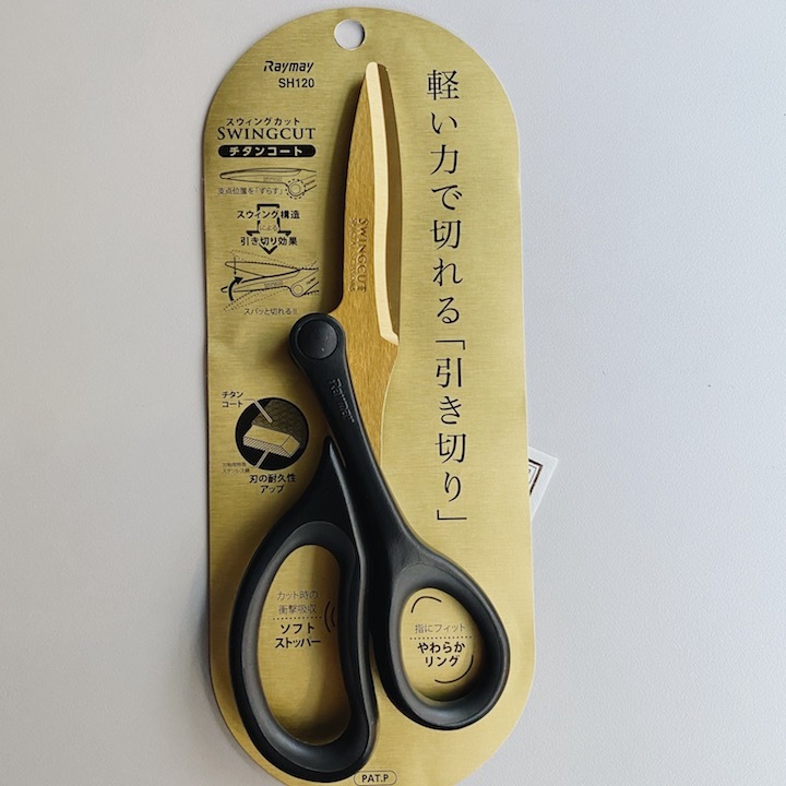 日本RAYMAY 超強力迴旋剪刀 金色鈦金屬