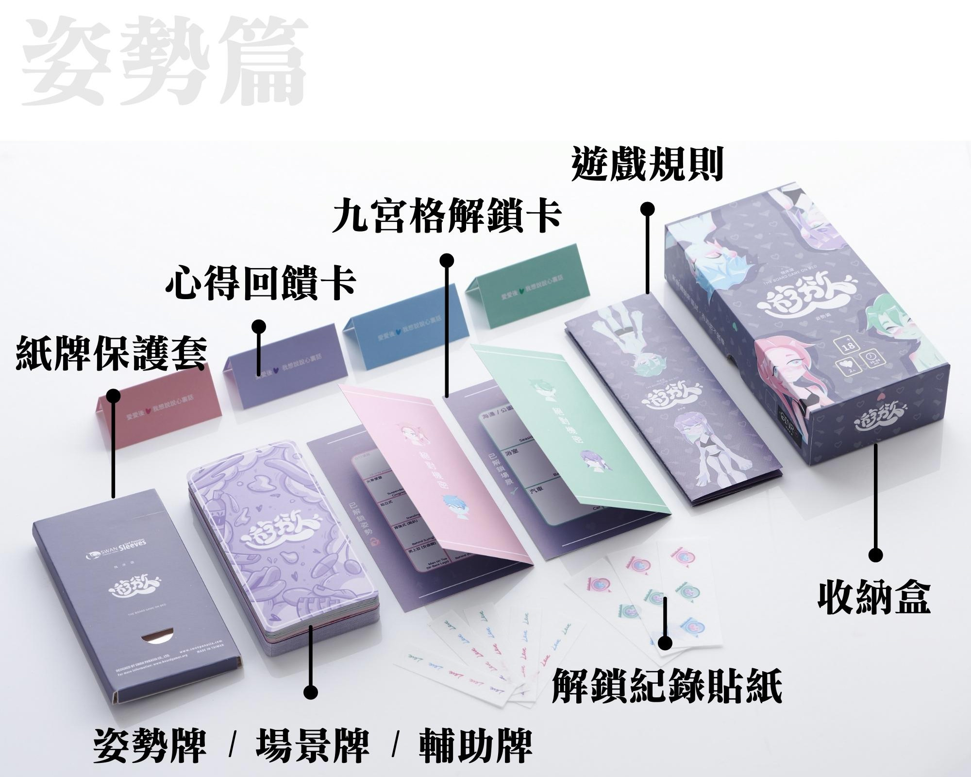 情趣用品-遊慾情趣微床遊卡牌-姿勢篇