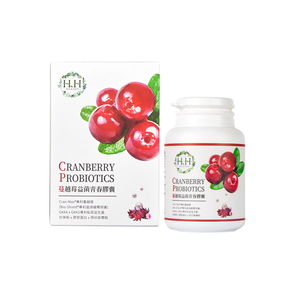 【Single】HH Cranberry Probiotic(60 Tablet)