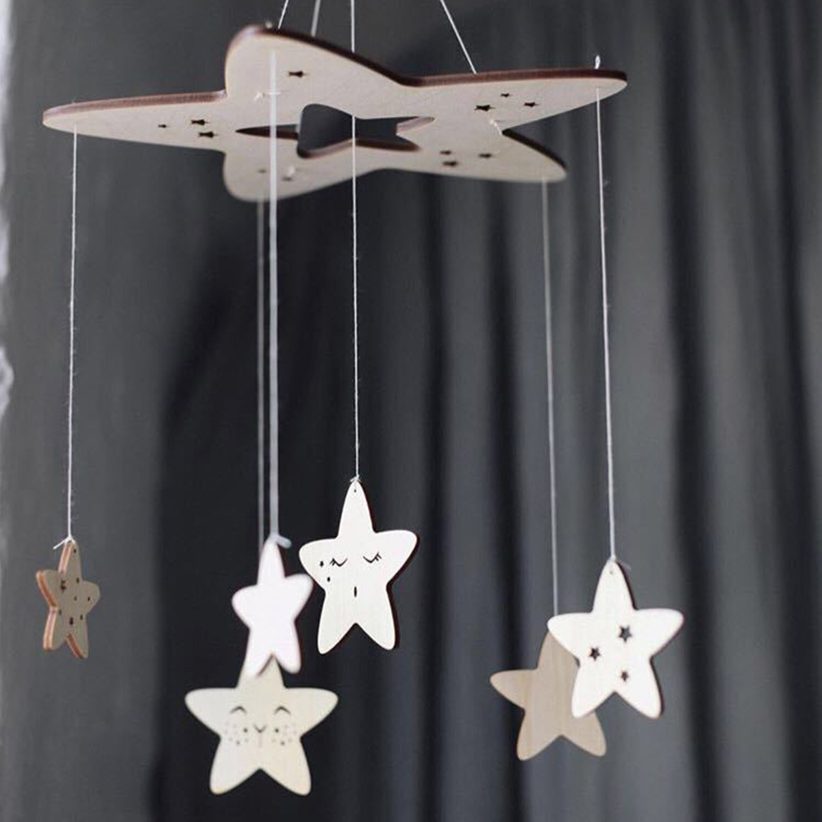Nordic star wind chimes