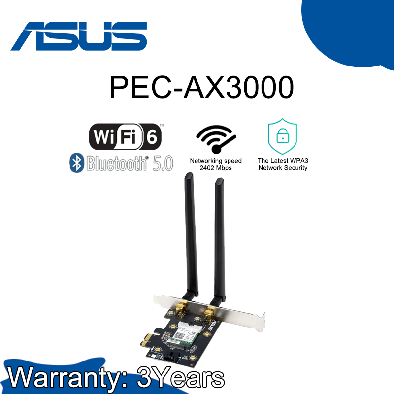 AX3000 Wi-Fi 6 Bluetooth 5.0 PCIe アダプター ARCHER TX3000E(U