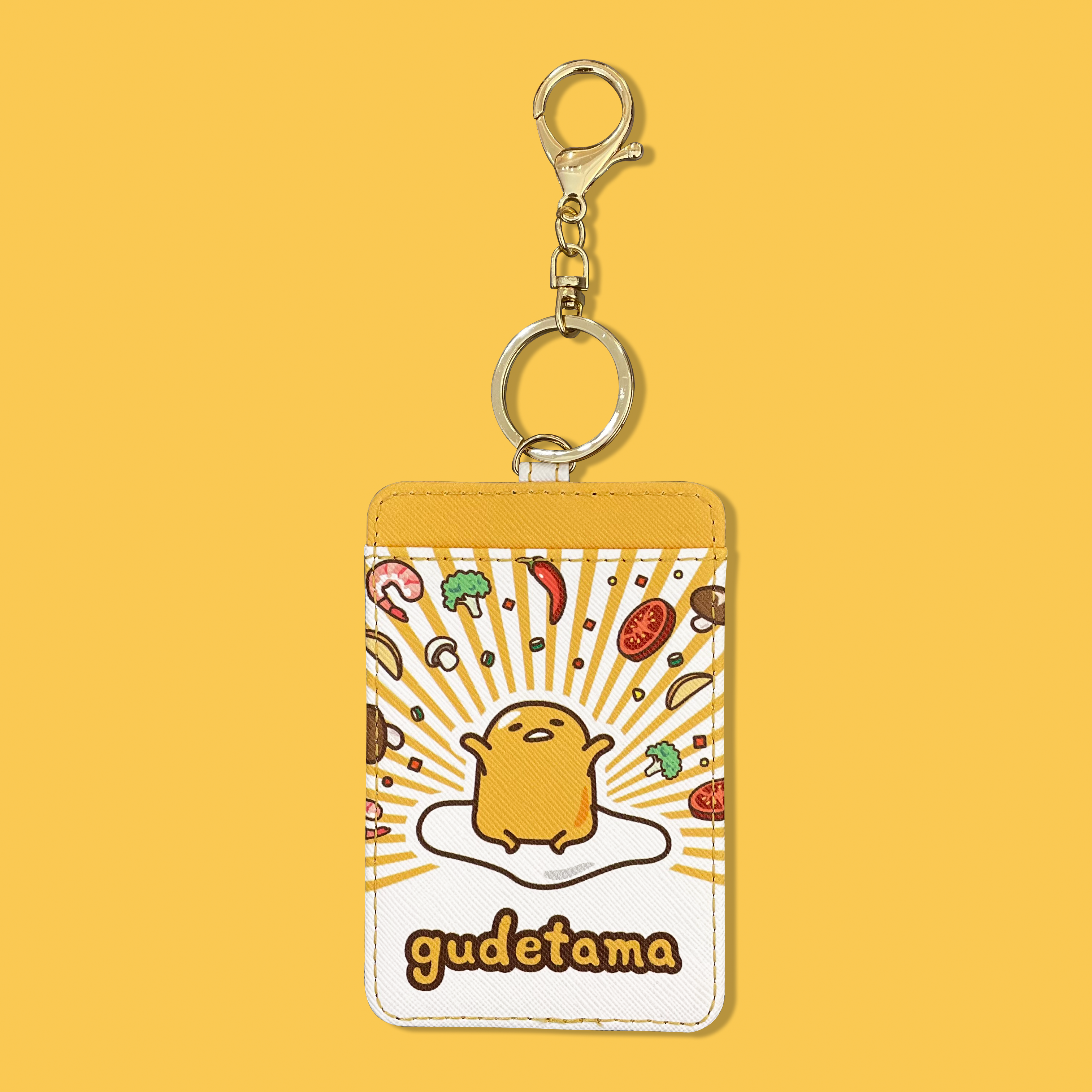 蛋黃哥-皮革卡套-食材款