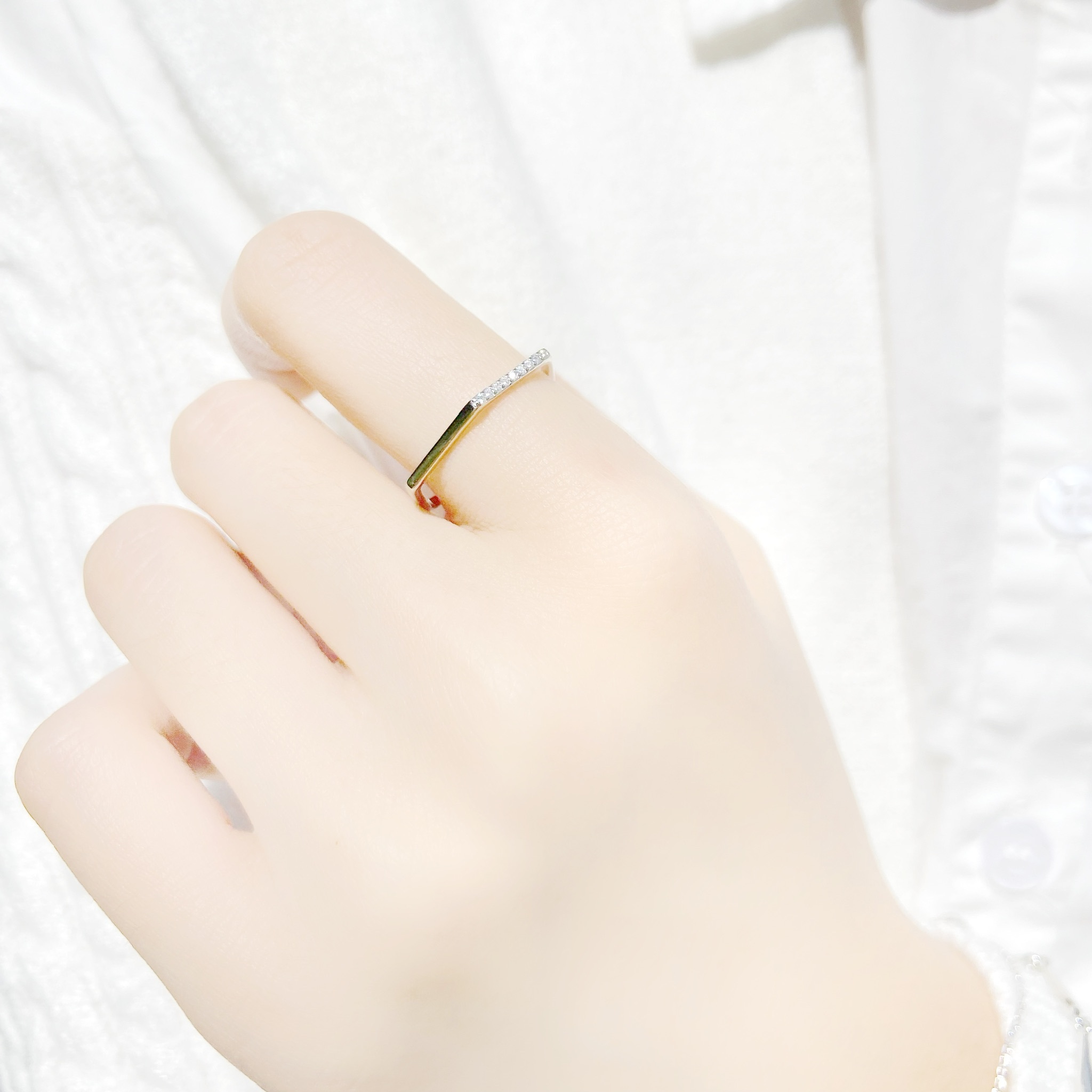 | 925純銀 | 多邊形細線條戒指 | RI0393 |