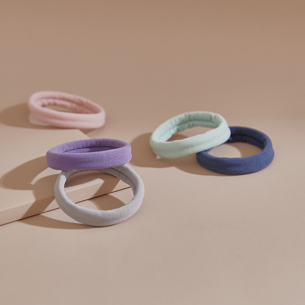 L. ERICKSON 運動髮圈〈粉灰紫〉