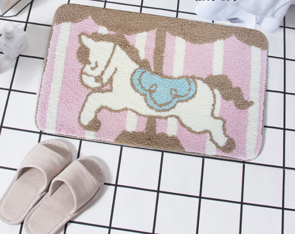 NORDIC針織風格踏墊(45x65cm)_木馬