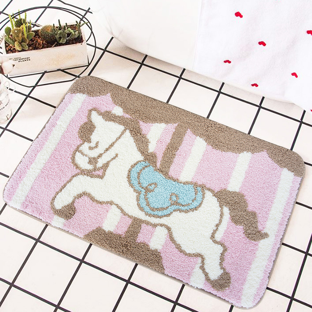 NORDIC針織風格踏墊(45x65cm)_木馬