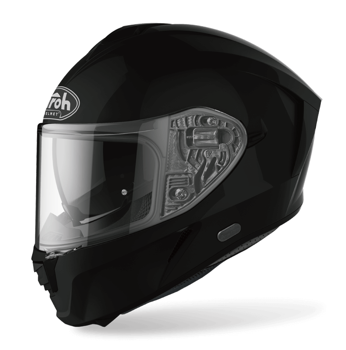 AIROH 台灣得安 SPARK 素色 亮黑 全罩