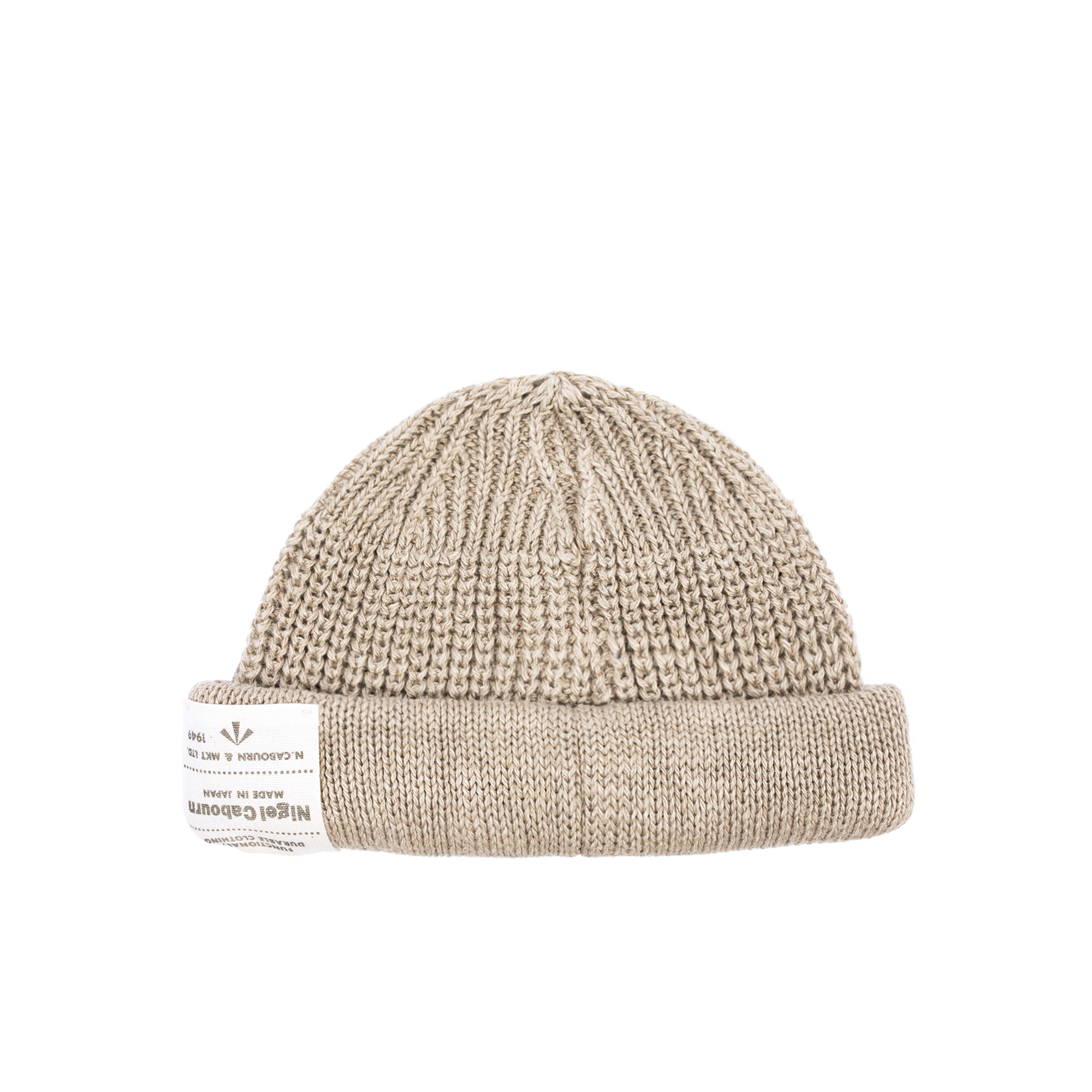 帽子 Nigel Cabourn - BEANIE - LINEN - IVORY Nigel Cabourn - Beanie / Linen (Ivory)