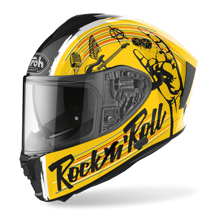 AIROH 台灣得安 SPARK #3 黑/黃 全罩