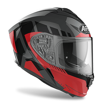 AIROH 台灣得安 SPARK #8 RISE 灰/紅 全罩