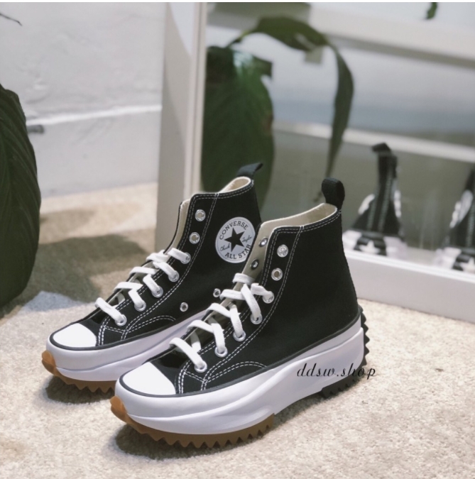 Converse Run Star Hike Hi 平民版 黑色 166800C 白色 166799C