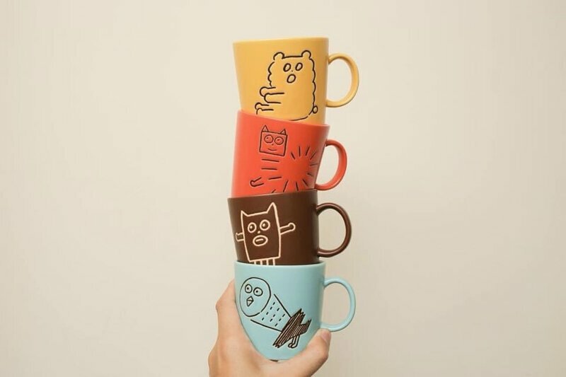 但馬屋咖啡店聯名款 馬克杯 / AIUEO x KUMA COFFEE / JAPAN